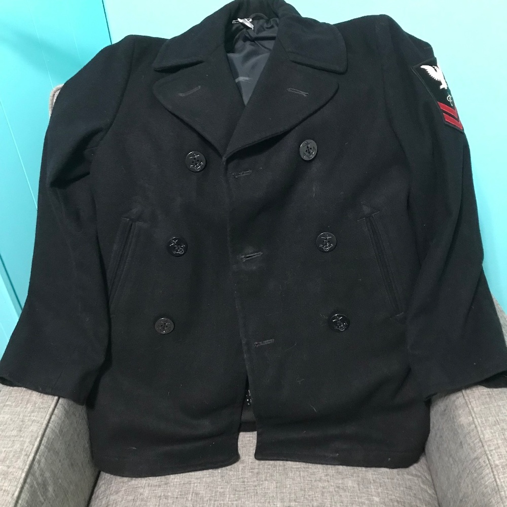 Vintage US Navy Peacoat